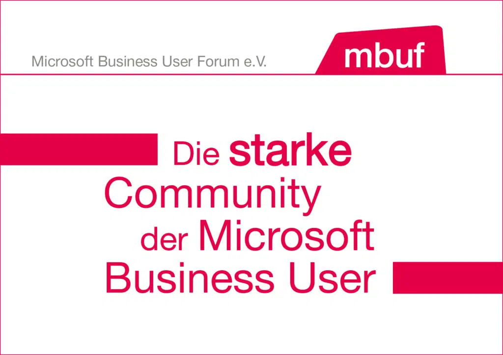 Microsoft Business User Forum e.V. claim - MRM Distribution