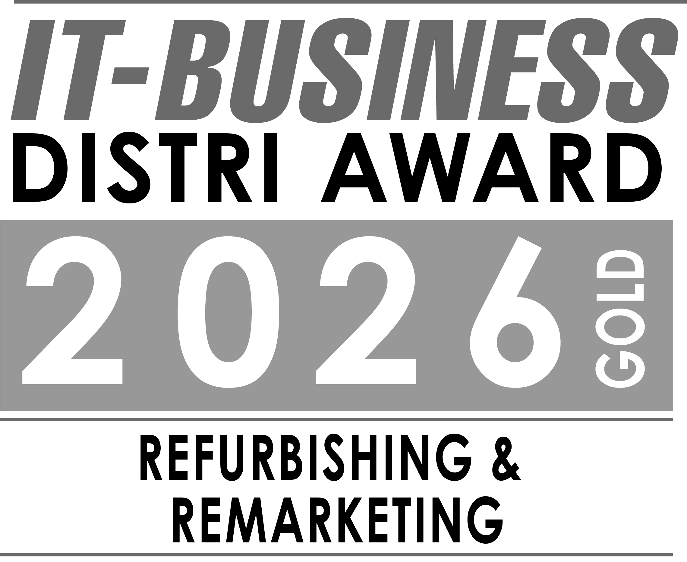 IT-Business DISTRI AWARD 2026 Gold – Refurbishing & Remarketing