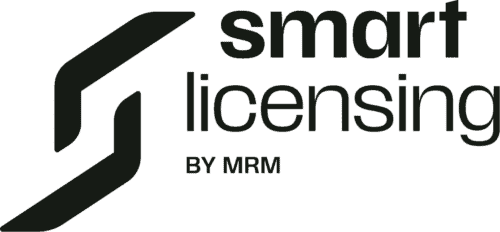 Logo smart licensing by MRM schwarz-weiß